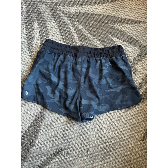 Vuori Shorts Womens Small Black Gray Camo Clementine Athletic Drawstring - Picture 2 of 4